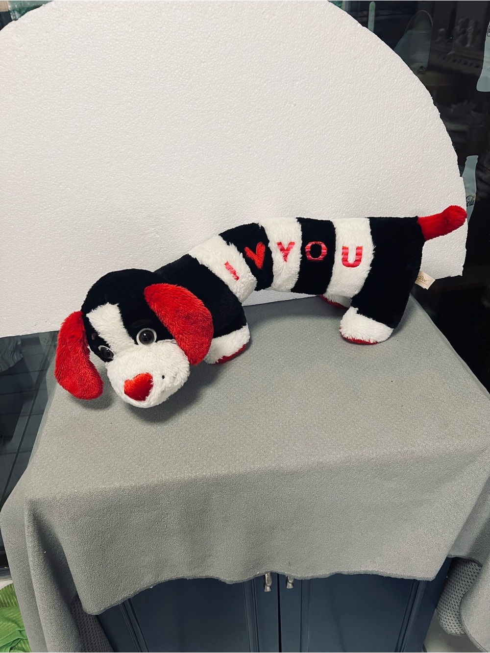 Dan Dee Plush Valentine’s Day Long Dog Plush Dachshund Wiener Stuffed Animal